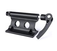 Cryfokt Soporte de Horquilla Delantera para Bicicleta, Liberación Rápida, Rodamiento Fuerte, Aleación de Aluminio para Transporte de Bicicletas en el Techo del Coche, 18x8x7cm (Talla única)