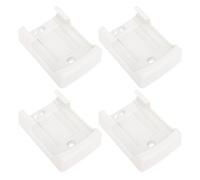 Cryfokt Soporte de Montaje en la Pared de Control Remoto, Air Acondicionador Control Remoto Soporte de Montaje en la Pared 4 PCS Espacio Ahorrando 90x65 Mm Resistente para la Sala de Estar Dormitorio