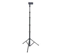 Cryfokt Soporte de Secador de Cabello, Cojinete de Carga de Clamp/Holder Universal de 6.6 Lb Soporte de Secador de Piso 23.62-76.77 Pulgadas Ajustables para el Hogar