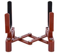 Cryfokt Soporte de Violín Plegable Rojo Portátil para Accesorios de Violín con Orificio para, Duradero y Conveniente para Músicos en Movimiento