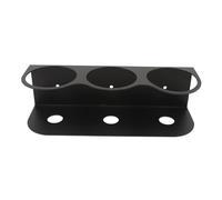 Cryfokt Soporte para Botella de Spray que Ahorra Espacio, Organizador de Acero Al Carbono para Montaje en Pared para Espacio de Trabajo en el Hogar y Garaje, Lata de Aerosol (3 agujeros)