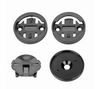 Cryfokt Soporte para Computadora de Bicicleta de Montaña Tapa Superior de Vástago de Aluminio Duradero para Cat Eye, Bryton - Gran Accesorio para Bicicletas de Carretera y de Montaña [Negro] (Black)