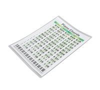 Cryfokt Tabla Educativa para Piano con Digitación de Referencia Rápida para Principiantes, Perfecta para Practicar Música en Papel Artístico (Pequeña)