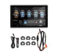 Cryfokt Tableta Monitor Reposacabezas de 10.1 Pulgadas para Asiento Trasero, Pantalla Táctil para 11 Octa 2GB 32GB ROM, con Reproducción de Video 4K y WiFi Miracast Airplay para