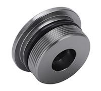 Cryfokt Tapa de Extremo de Cilindro de Ajuste Preciso, Resistente y Resistente Al óxido para 115-250 Style 2/4 TIEMPOS, OE 64E 43821 00, Aluminio + Material de Goma, Tapa de Ajuste Externo