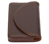 Cryfokt Tarjetero de Visita de Gran Capacidad, Organizador Duradero de Piel Sintética para Profesionales Que Viajan, 9,9x6,3 Cm, Regalo para Uso Empresarial (033#)