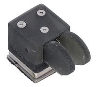 Cryfokt Tecla CW de Doble Paleta, Magnética Eléctrica para Radio de Onda Corta, Código Morse, Grifo de Precisión ABS + Imán para Aficionados a la Radio