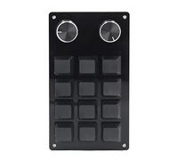 Cryfokt Teclado de Juego Mecánico, Pequeño Juego de Teclas OSU Programable de Bricolaje Portátil para Oficina de Música