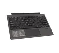 Cryfokt Teclado Inalámbrico con Tapa de Tecla Colorida para Go, Teclado de Tableta Recargable con Trackpad, ABS Ligero