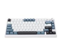 Cryfokt Teclado Inalámbrico para Juegos, Teclado Mecánico RGB con Cable 2.4G con Interruptores Intercambiables, Efectos de Iluminación, Batería de Larga Duración, Teclas Ergonómicas (Blue)