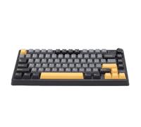 Cryfokt Teclado Inalámbrico para Juegos, Teclado Mecánico RGB con Cable 2.4G con Interruptores Intercambiables, Efectos de Iluminación, Batería de Larga Duración, Teclas Ergonómicas (Black)