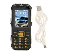 Cryfokt Teléfono Desbloqueado 2G, Teléfono Móvil Multifuncional con Doble SIM y Batería de 16800mAh, Linterna SOS con Botón Grande para Personas Mayores (Black)