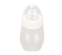 Cryfokt Tetina de Silicona Suave, Biberón para Mascotas, Kits de Biberones Curvos para Bebés, Gatos Pequeños, Perros, Resistente Al Desgaste y Duradero, Limpieza con Agua Tibia, Material PP,