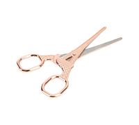 Cryfokt Tijeras para Manualidades, Diseño Retro de Oro Rosa, Acero Inoxidable de Alta Nitidez para Coser y Bordar, 1 Unidad