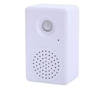 Cryfokt Timbre Activado por Movimiento con Función de Grabación de Voz y Sonidos de Sirena para Tiendas de Conveniencia y Hoteles, Fácil Instalación, Diseño ABS Duradero