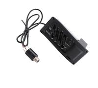 Cryfokt Transductor de Guitarra Acústica Pastilla de 4 Bandas 7545R Control de Volumen Indicador de Luz Roja Músicos Plástico Metal Negro 1 Pastilla de Guitarra