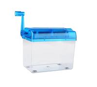 Cryfokt Trituradora de Corte de Papel Manual Compacta Trituradora de Archivos con Manivela para Oficina Escuela Control de Corte de Papel Rápido Escritorio de Pie 4 Piezas Almohadillas