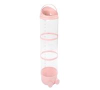Cryfokt Tubo de Almacenamiento de Animales de Peluche, Cubo Transparente de Gran Capacidad de 130 Cm, Organizador de Animales de Cosas Altas, Almacenamiento de Zoológico de Animales que (PINK)