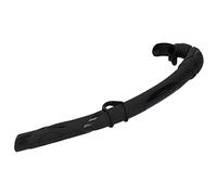 Cryfokt Tubo de Buceo Flotante sin Gel de Sílice para Deportes Subacuáticos, Respiración sin Esfuerzo para Buceo, Snorkel, Natación y (Black)