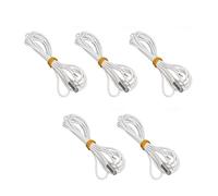 Cryfokt Tubo de Calentamiento Preciso de Acero Inoxidable de 70 W para Ender 3 Calentamiento Rápido de 24 V para Accesorios de Impresora 3D Adecuado para Ender 3 Pro, 5 Plus, CR10 V3 Blanco 5PCS (1M)