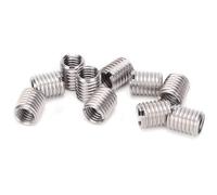 Cryfokt Tuerca de Inserción Tornillo de Manga de Reparación de Roscas de Acero Inoxidable Duradero para Conversión de Roscas en el Campo de Fabricación, 10 Piezas para Equipos Mecánicos