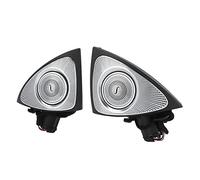 Cryfokt Tweeter de Puerta Giratorio con Iluminación Ambiental LED para Clase S W222 2014-2017, Control de Motor Silencioso, 7 Colores, Tweeter de 2 Piezas, Módulo de Arnés