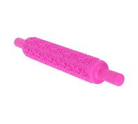 Cryfokt Utensilios para Hornear DIY, Rodillo Seguro y Apto para Lavavajillas para Decoración de Pasteles, 14,4 "x 2,0" (nº 12 rosa)