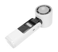 Cryfokt Ventilador Portátil Handheld, Alta Velocidad de 100 Velocidades Ventilador de Handheld Ajustable Ligero para Viajar (WHITE)