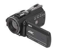 Cryfokt Videocámara 4K, Cámara de Vídeo 28MP Zoom Inteligente 30X Pantalla Táctil con Micrófono Dual, Estabilizador, Control Remoto, 2 Baterías, for Youtube