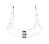 Cryfokt Vitrina para Cinturón de Campeonato, Soporte para Cinturón de Lucha Libre Triangular con Base Estable Triangular de Ancho Ajustable de Acrílico de 4 Mm, Soporte de Caballete Acrílico con