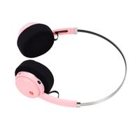 Cryfokt Wireless Retro Headphone with Powerful Bass (Pink)
