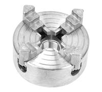 Cryfokt Z011A Accesorios de Abrazadera de Portabrocas de 4 Mordazas Resistentes Al Desgaste para Mini Torno de Metal, Piezas de Torno de Mandril para Entusiastas de la Metalurgia