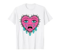 Crying Heart Tattoo - Traditional Old School Tattooed Inked Camiseta