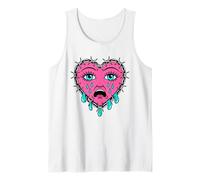 Crying Heart Tattoo - Traditional Old School Tattooed Inked Camiseta sin Mangas