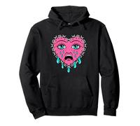 Crying Heart Tattoo - Traditional Old School Tattooed Inked Sudadera con Capucha