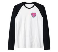 Crying Heart - Traditional Tattoos, Old School Tattoo Flash Camiseta Manga Raglan