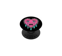 Crying Heart - Traditional Tattoos, Old School Tattoo Flash PopSockets PopGrip Adhesivo