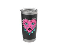 Crying Heart - Traditional Tattoos, Old School Tattoo Flash Vaso térmico de acero inoxidable de doble pared