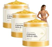 Cryo Thermo Firming Gold Gel contra la celulitis, crema abdominoplastia, reafirmante piel flácida después de la pérdida de peso, loción corporal peptídica y ceramida para piel arrugada y flácida, no