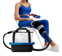 CRYOFORCE CF-2 - Máquina de hielo de rodilla plegable de 8.5 cuartos de galón con temporizador programable, máquina de terapia de frío después de la cirugía para recuperación del LCA, sistema de