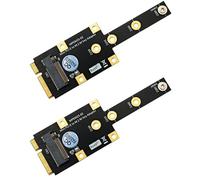 Cryofu 2 adaptadores Mini PCI-E a M.2 M Key Adapter Mini PCIExpress a NVME SSD convertidor tarjeta de expansión para 2230 2242 2260 2280