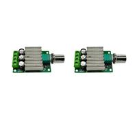 Cryofu 2 reguladores de velocidad del motor PWM-DC, 12 V, 24 V, 10 A, regulador de velocidad ajustable, interruptor de control para motor de ventilador, luz LED
