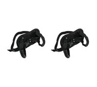 Cryofu 2 reposabrazos de seguridad para asiento trasero de motocicleta, asidero para el asa del pasajero, protector de cinturón