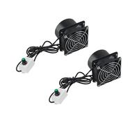 Cryofu 2 ventiladores con regulación de velocidad USB, absorbedor de humo, ventilador extractor de humo, ventilador de conducto de conducto, ventilador USB con velocidad ajustable