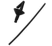 Cryofu 20 unids negro señuelos de pesca colgador de protección impactos señuelos aparejos de pesca marina gancho cebo titular clip accesorios de pesca