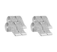 Cryofu 8 rollos de cinta autoadhesiva de estrás, cinta de diamantes de imitación para manualidades