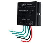 Cryofu Controlador generador de turbinas de viento, 12 V/24 V, 9000 W, batería impermeable, carga sobre voltaje, controlador de protección