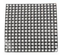 Cryofu WS2812 Panel LED RGB de matriz WS2812, luz LED programable, direccionable, flexible, para pantalla de vídeo, CC 5 V (16 x 16)