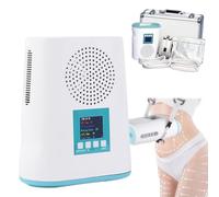 Cryolipolysis Dispositivo de eliminación de grasa con 4 cabezales de trabajo, temperatura ajustable de -2 a -12 ℃, incluye 10/25/50/100 películas de congelador para vientre, cintura, brazos, muslos
