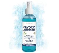 CRYOX10 Loción Fría Concentrada 1:6 - Crioterapia | Efecto Inmediato, Anticelulítico Reductor | Alivio para Articulaciones y Piernas Cansadas | En Spray, con Gasa, Vendas o Toalla 250 ml